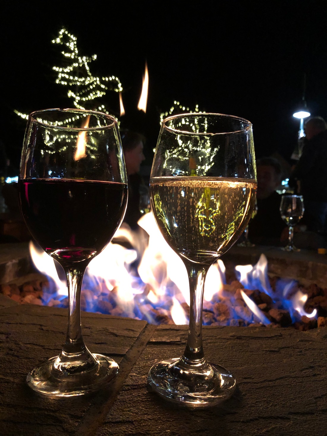 Wine by the fire Tahoe